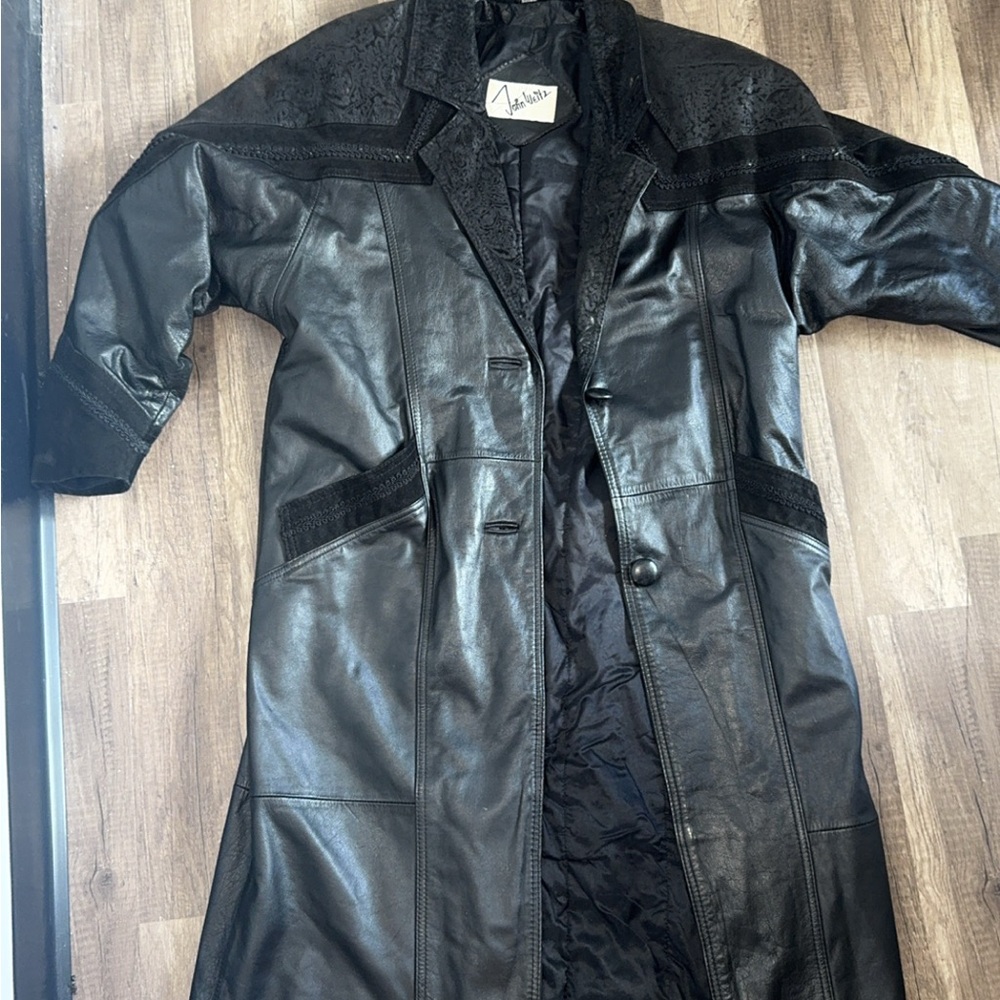 Vintage Black Leather Jacket